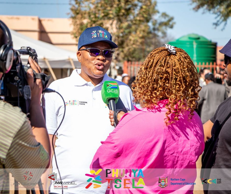 GCIS media interview at the expo