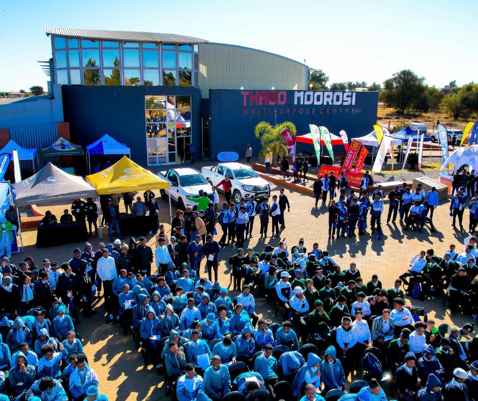 Aerial view of Thabo Moorosi venue